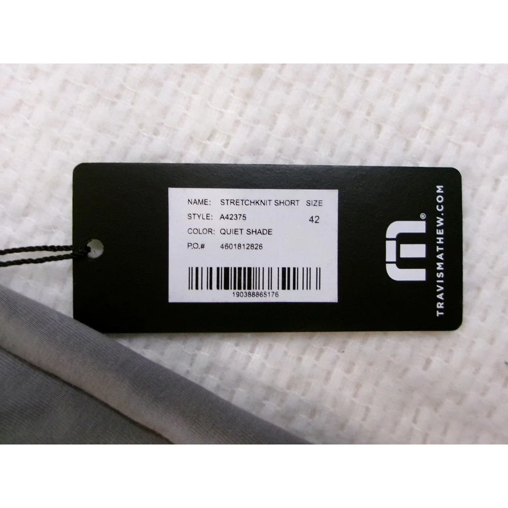 TravisMathew Stretchknit Shorts Mens 42 Quiet Shade Grey Golf‎ A42375 NWT